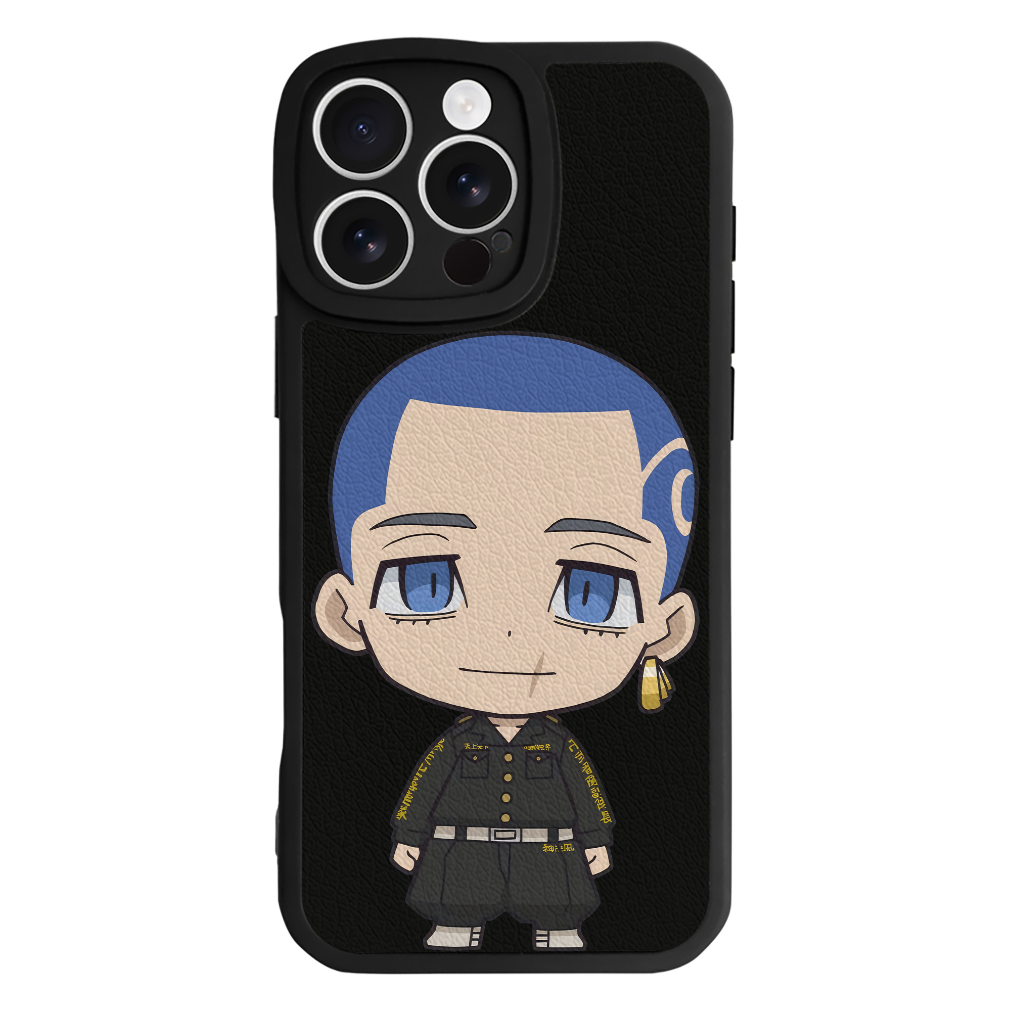 （画像用） 東京リベンジャーズ Tokyo Revengers 【iPhone 16シリーズ対応】シリコンスマホケース（レザー調） 材質：シリコン